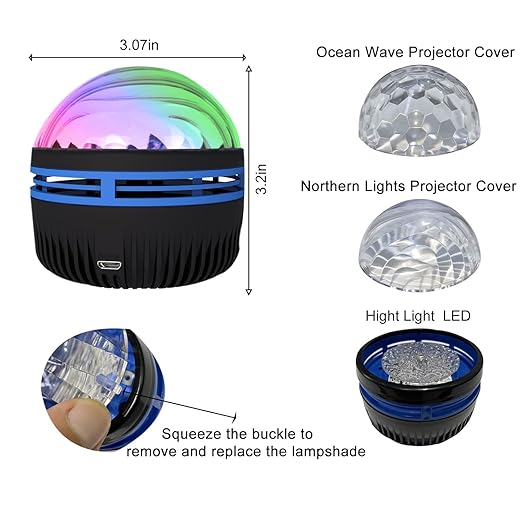 Galaxy Light Projector for Room Decor